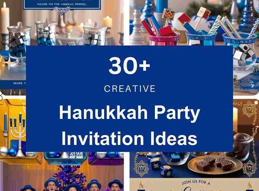 Hanukkah Party Invitation Ideas