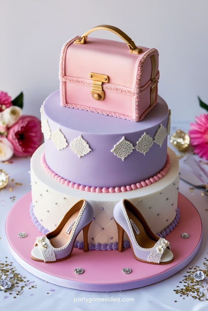 Heels and Handbags Cake