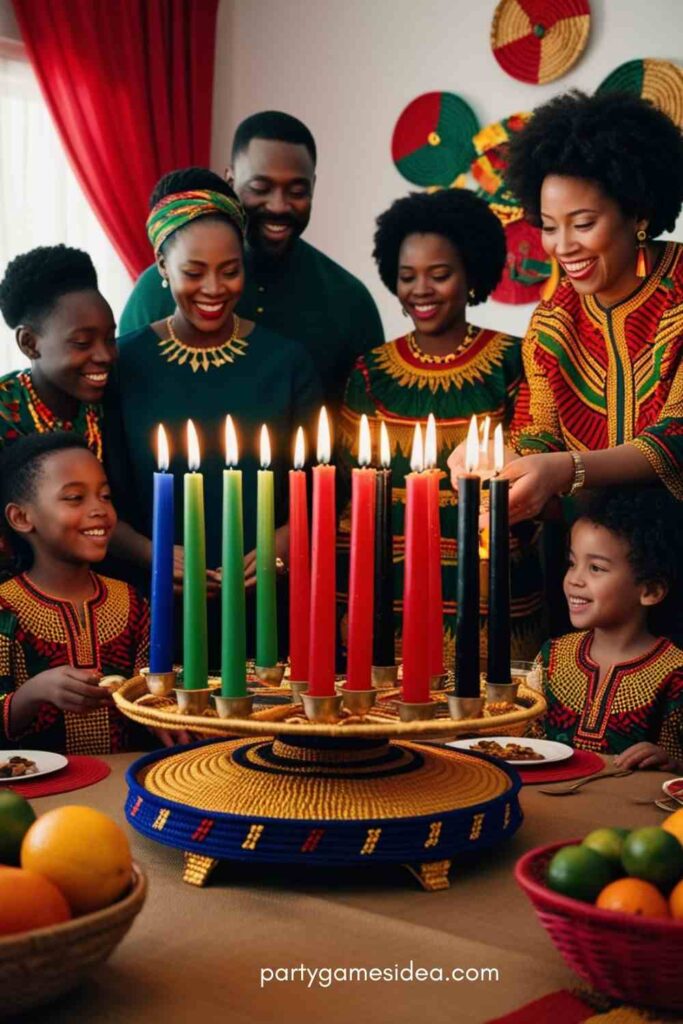 Kwanzaa Kinara Candle Lighting Ceremony