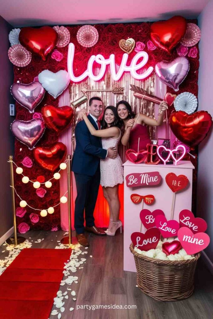 Love-Themed Photo Booth