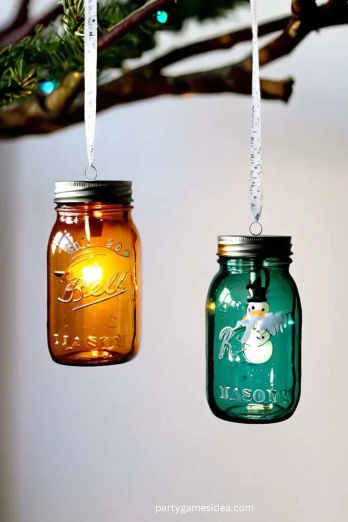 Mason Jar Ornaments