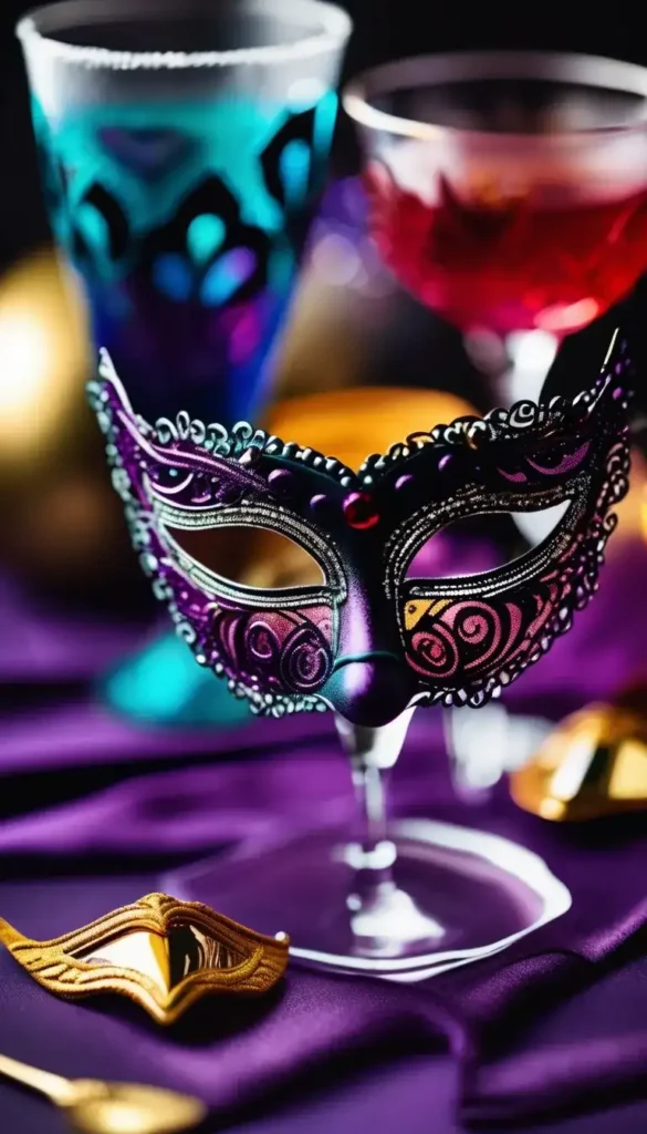 Masquerade-Themed Cocktails