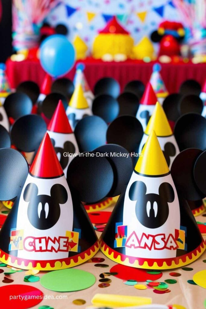 Mickey Mouse Hat with Personalized Names