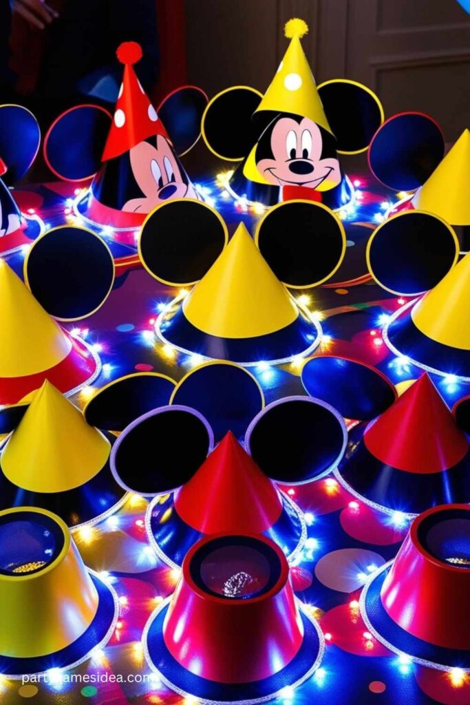 Mickey Mouse Party Hats with LED Lights