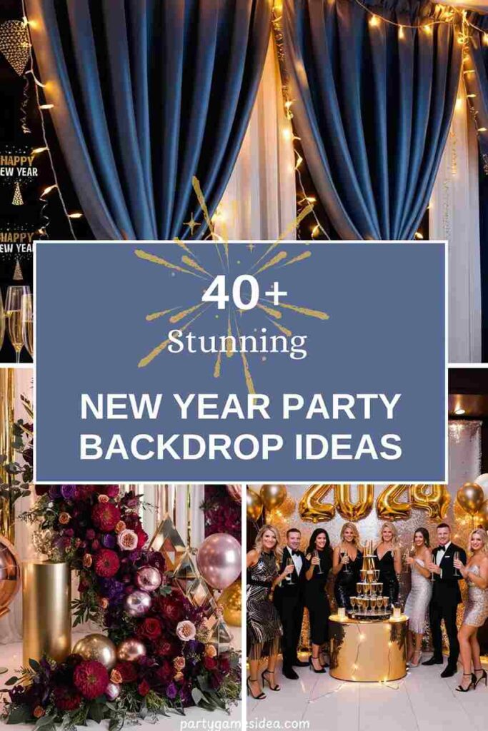 New Year Party Backdrop Ideas