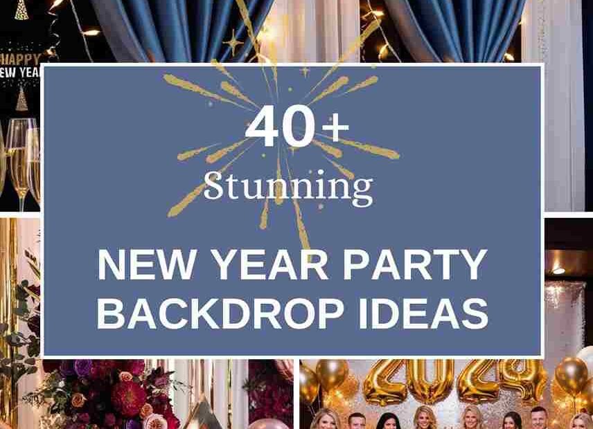 New Year Party Backdrop Ideas