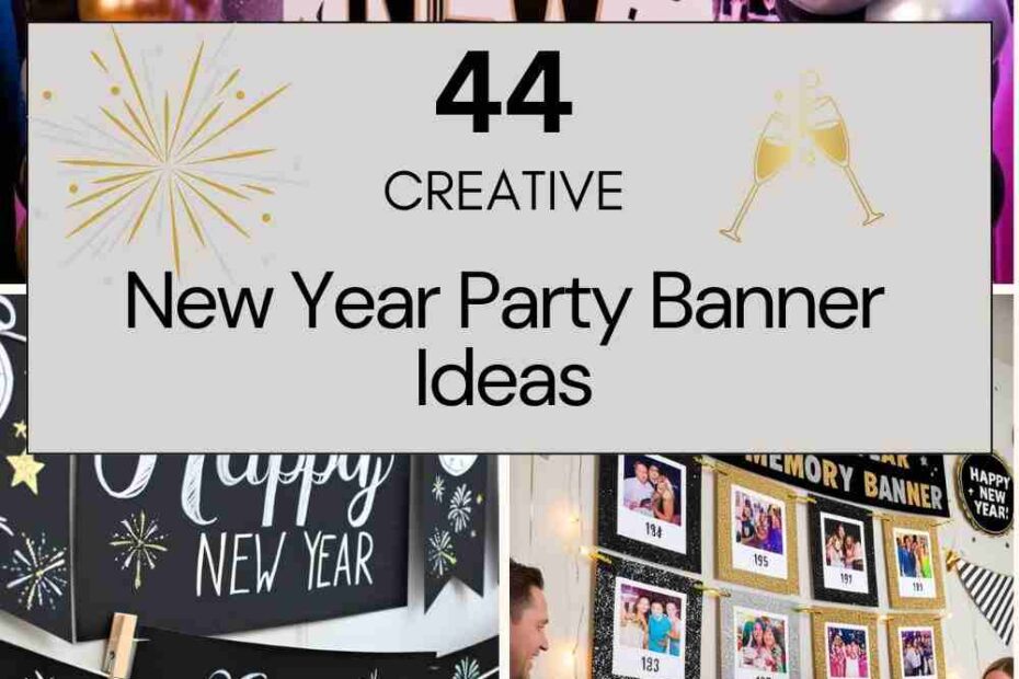 New Year Party Banner Ideas