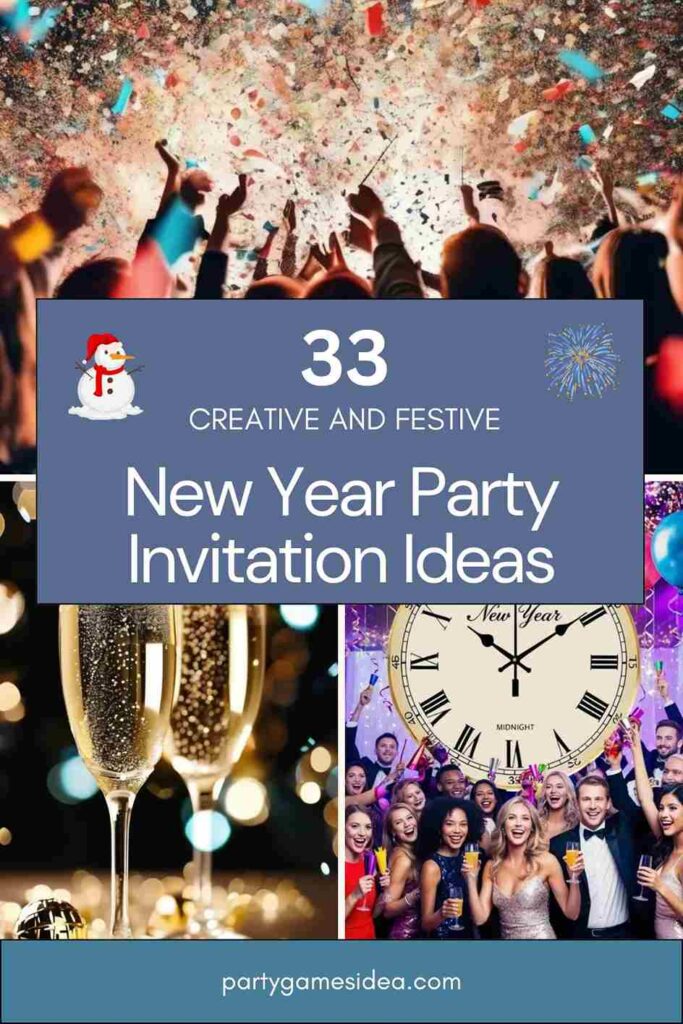 New Year Party Invitation Ideas