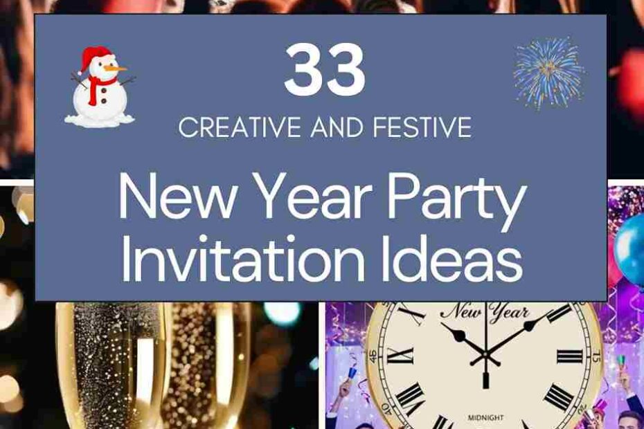 New Year Party Invitation Ideas