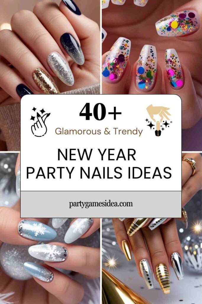 New Year Party Nails Ideas