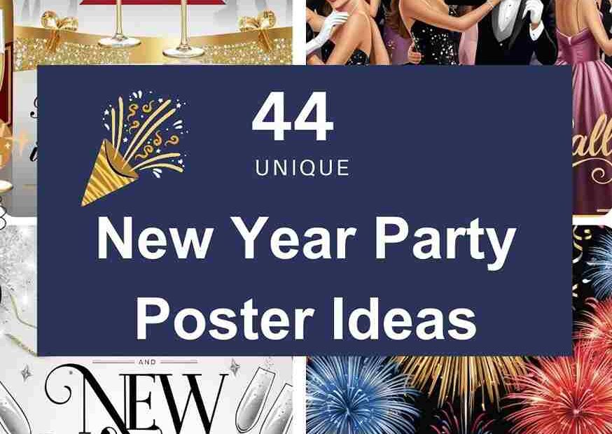 New Year Party Poster Ideas