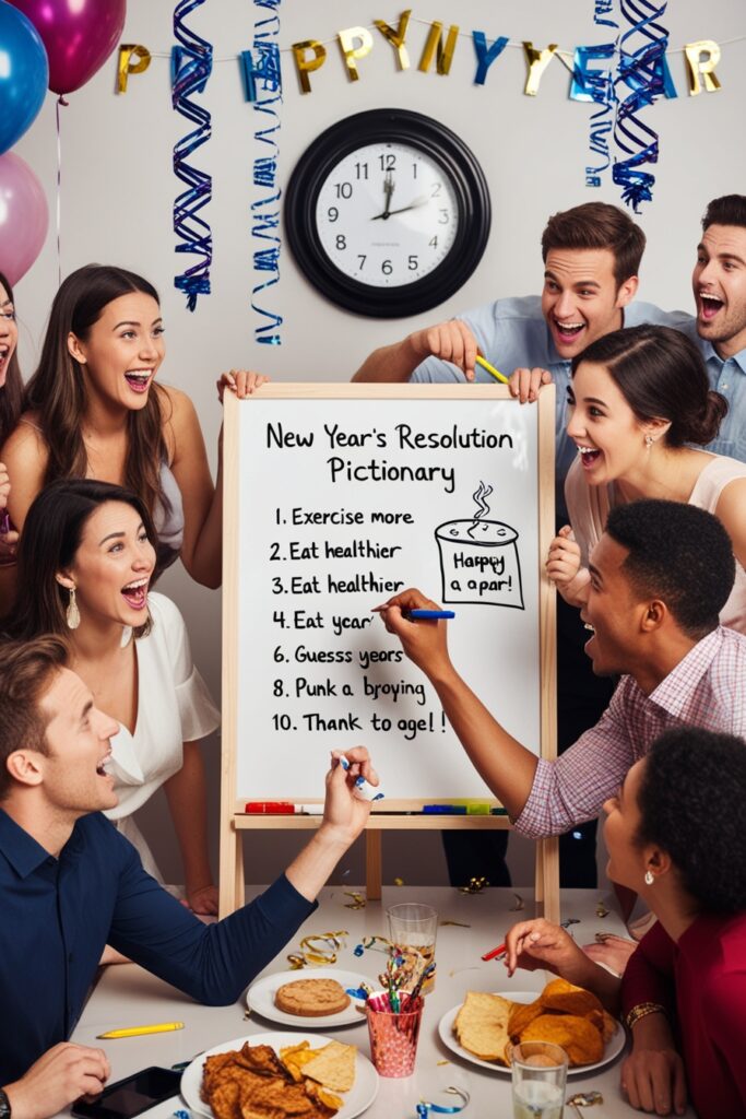 New Year’s Resolution Pictionary