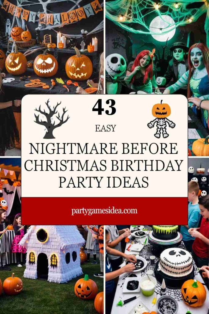 Nightmare Before Christmas Birthday Party Ideas