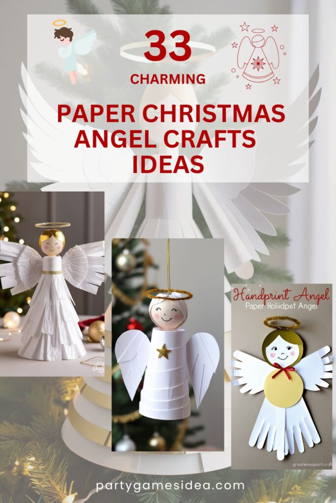 Paper Christmas Angel Crafts