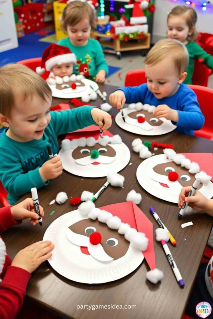 Paper Plate Santa