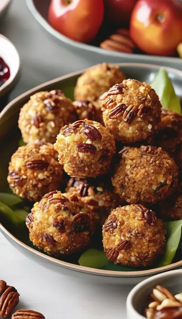 Pecan-Crusted Goat Cheese Balls