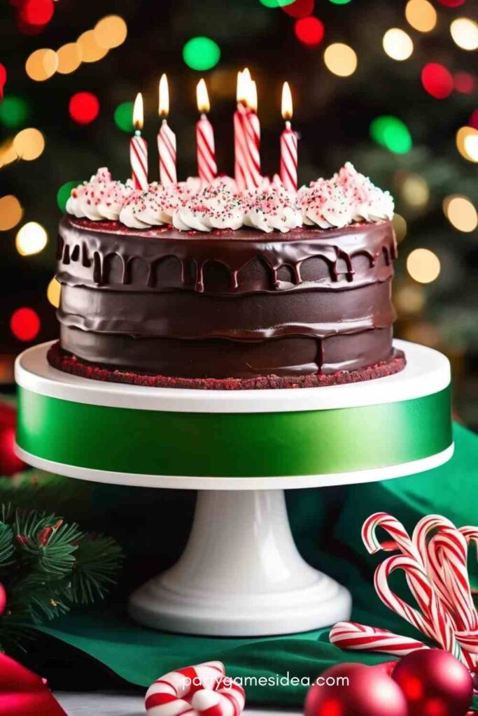 Peppermint Chocolate Cake