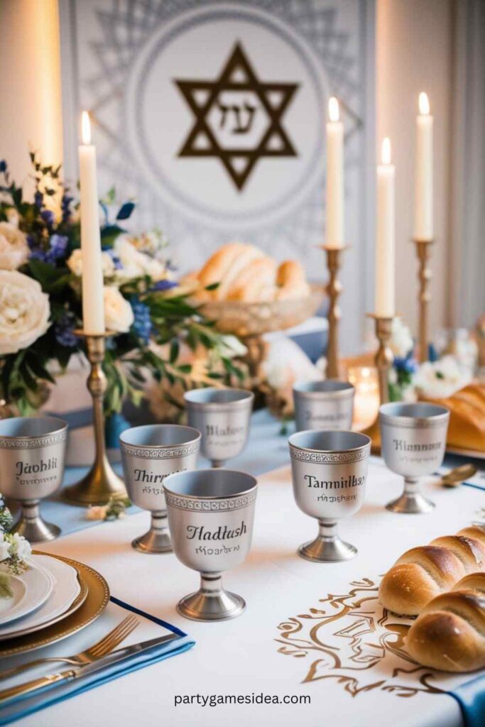 Personalized Kiddush Cups