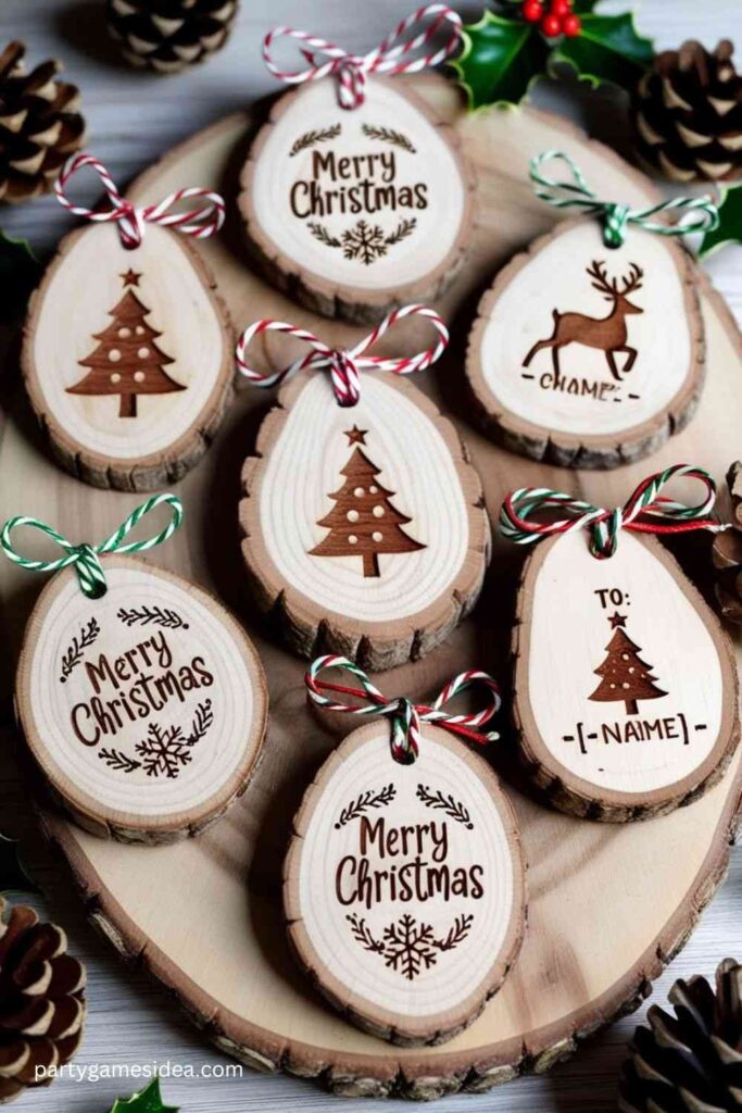 Personalized Wooden Gift Tags