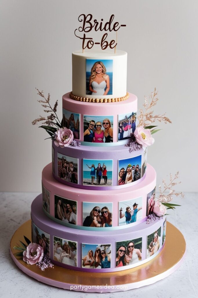 Photo Collage Cake