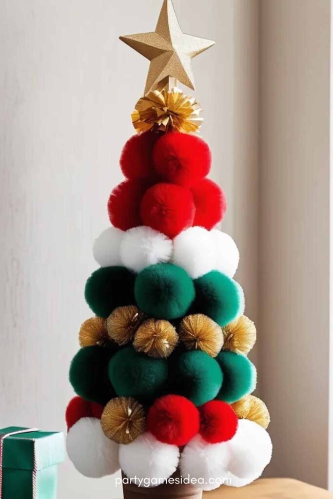 Pom-Pom Christmas Tree