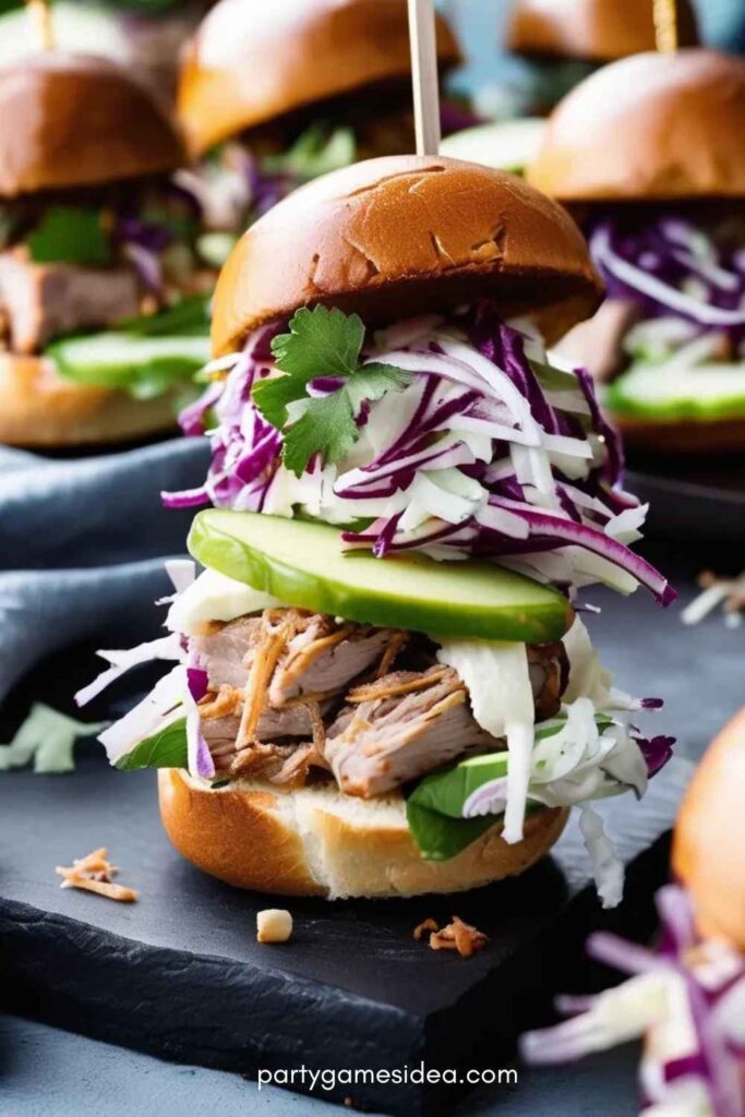 Pork Sliders with Apple Slaw