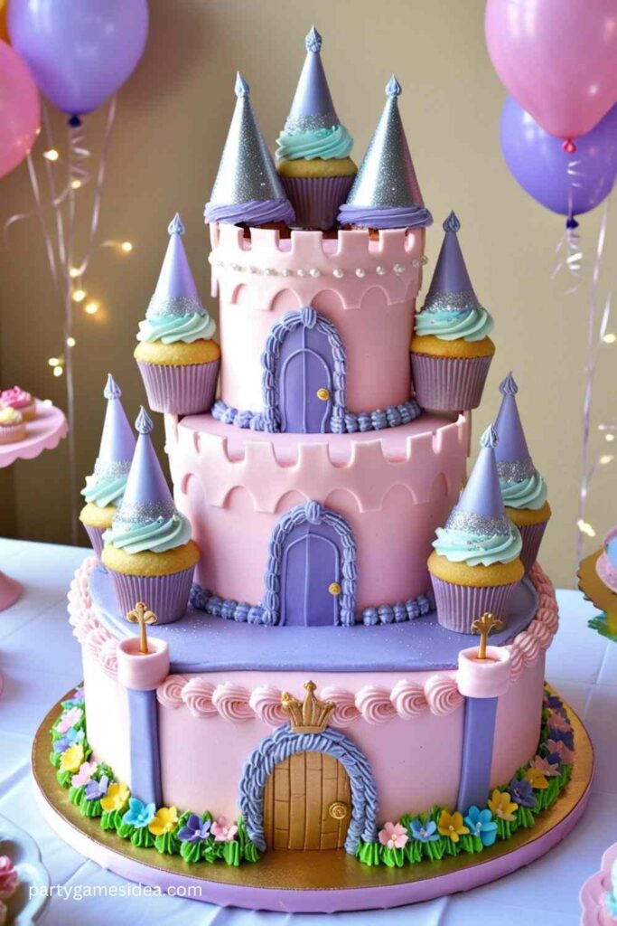 Princess Castle Cake