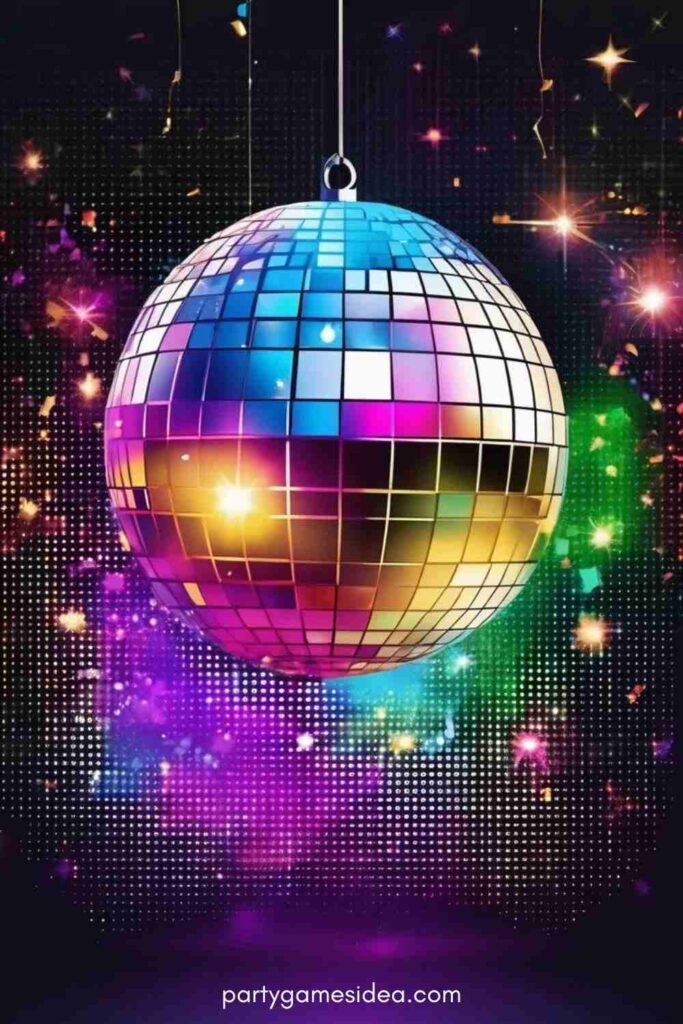 Retro Disco Ball Invitations