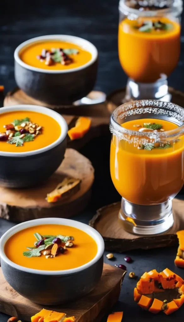 Roasted Butternut Squash Soup Shots