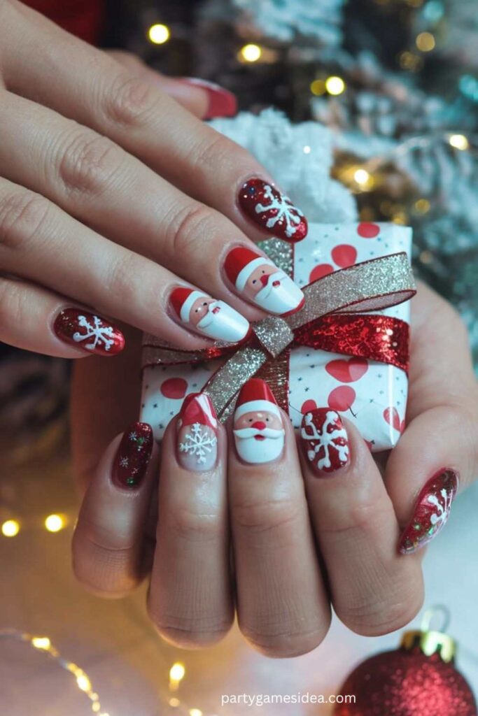 Santa Claus Nails