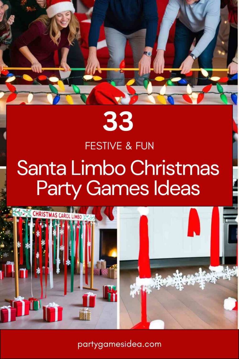 Santa Limbo Christmas Party Games Ideas Festive Fun Fun Party