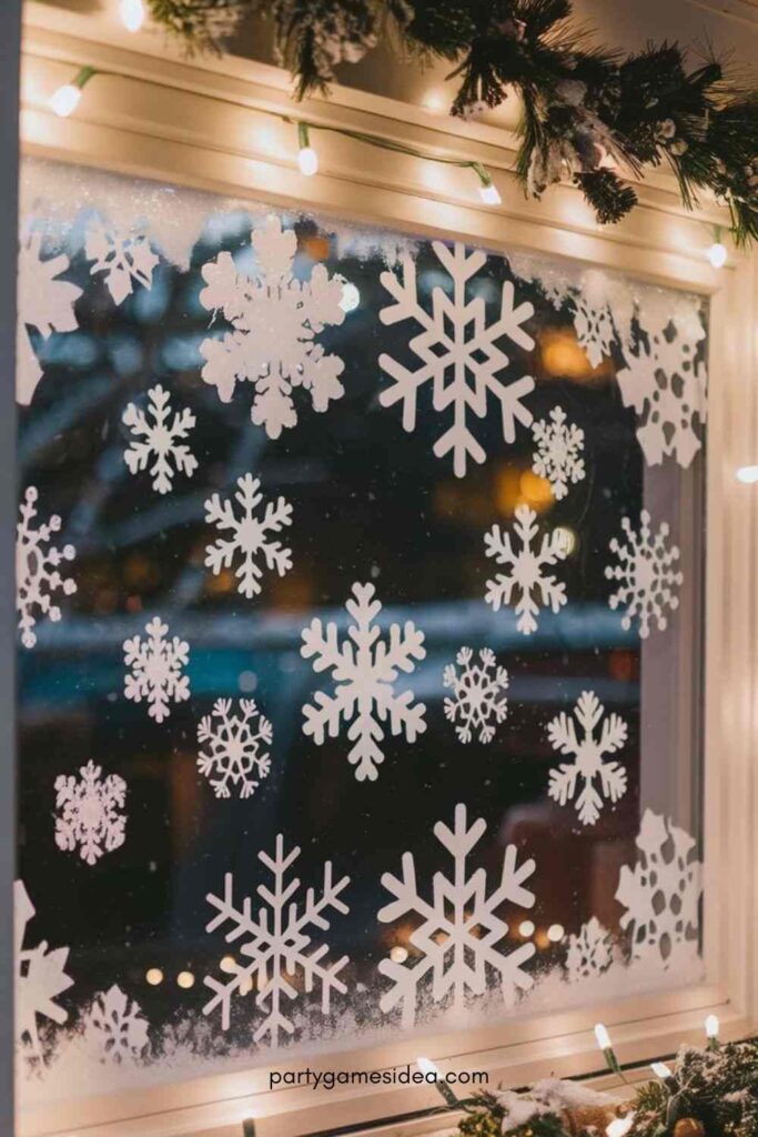 Snowflake Window Clings