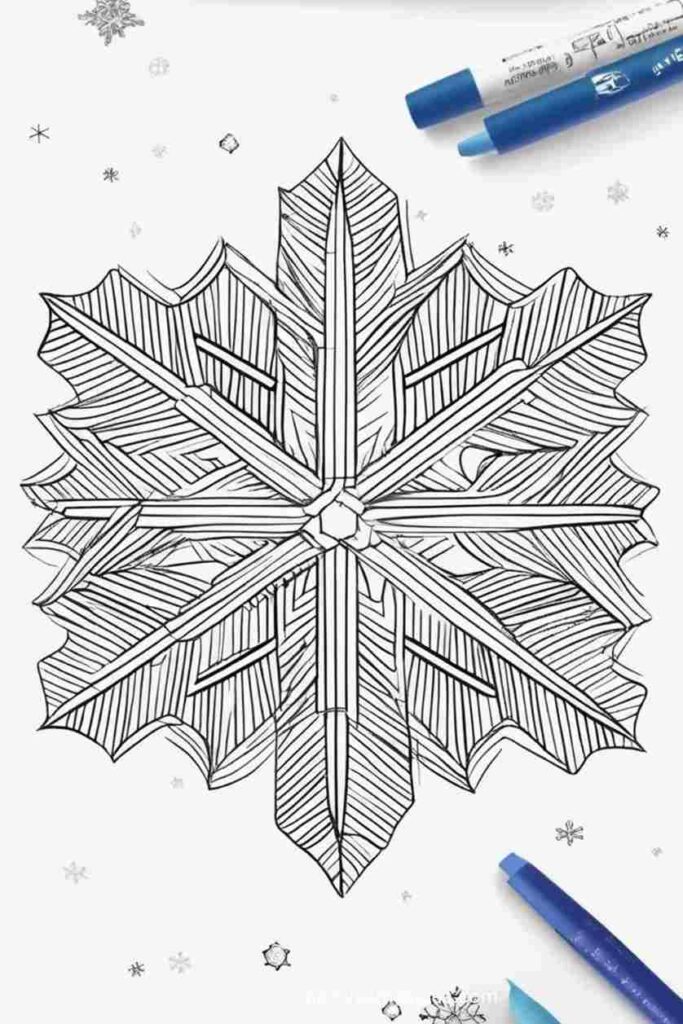 Snowflakes Drawing