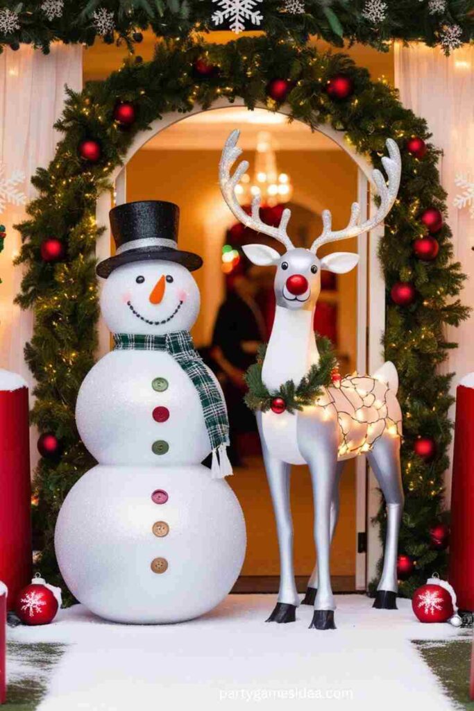 Snowman or Reindeer Decor