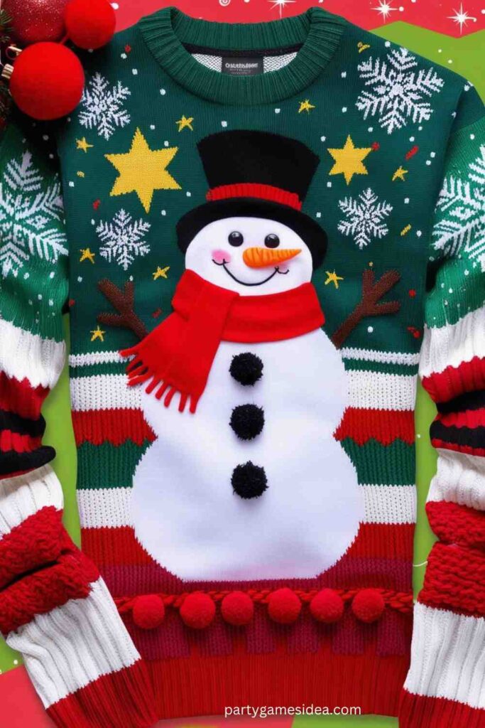 Snowman with a Scarf