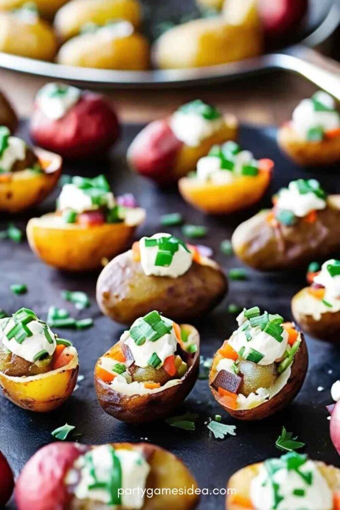 Stuffed Mini Potatoes