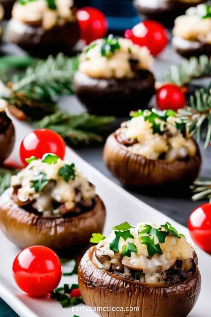 Stuffed Mushrooms Dish