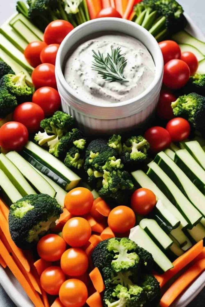 Vegetable Platter with Dip