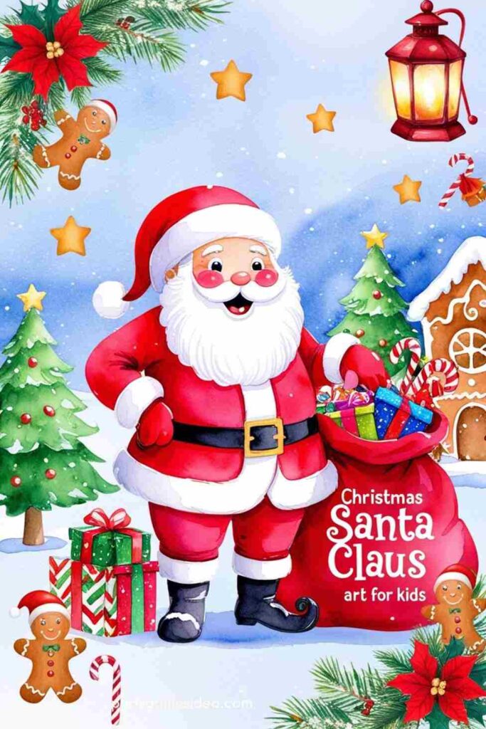 Whimsical Santa Claus