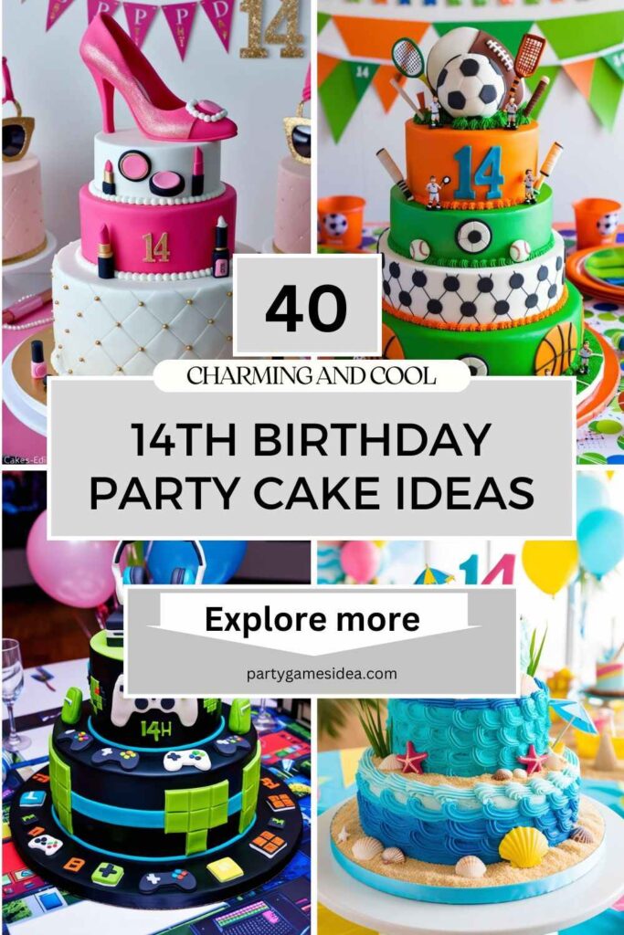 14th Birthday Party Cake Ideas