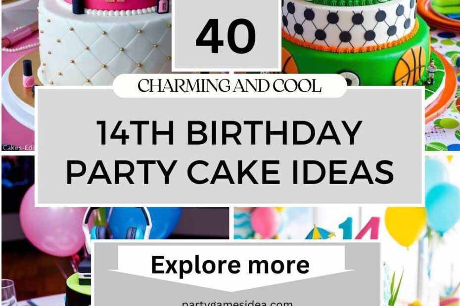 14th Birthday Party Cake Ideas