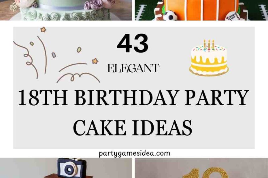 18th Birthday Party Cake Ideas