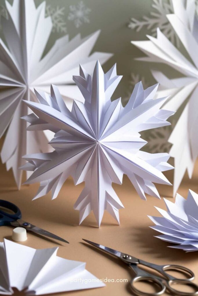 3D Paper Snowflake