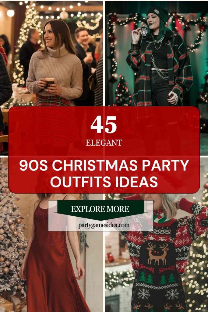 90s Christmas Party Outfits