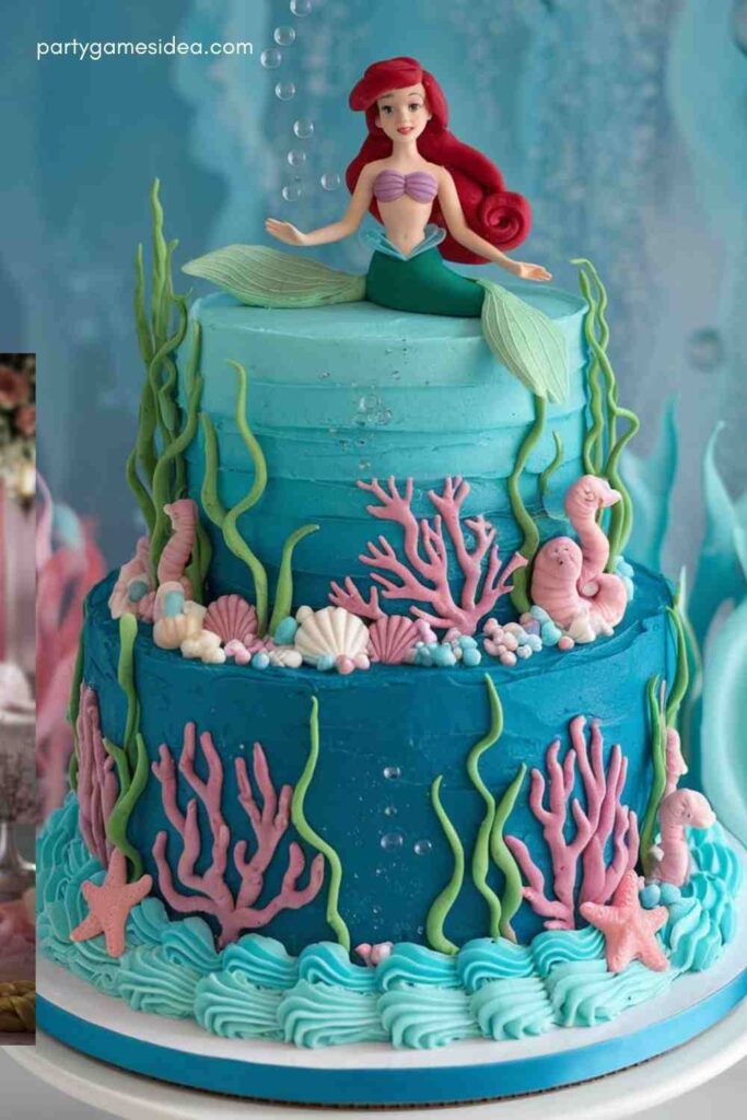 Ariel’s Underwater Cake