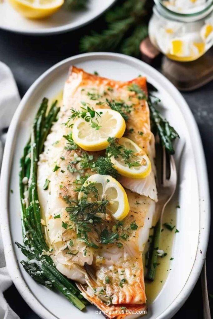 Baked Cod with Garlic Butter