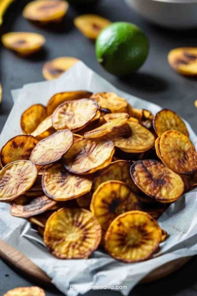 Baked Plantain Chips