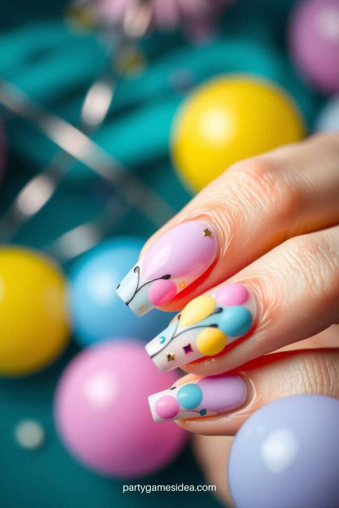 Balloon Nail Art