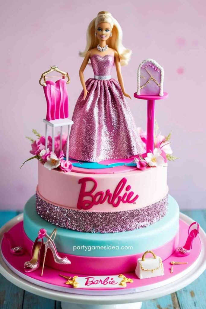 Barbie Fashion Show Cake