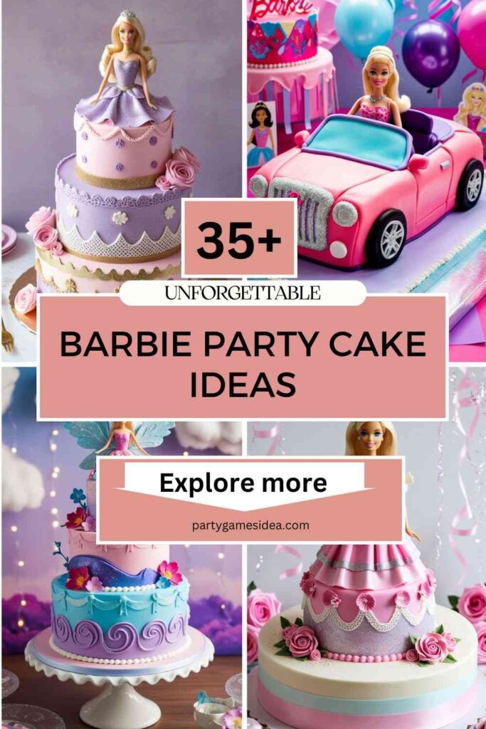 Barbie Party Cake Ideas